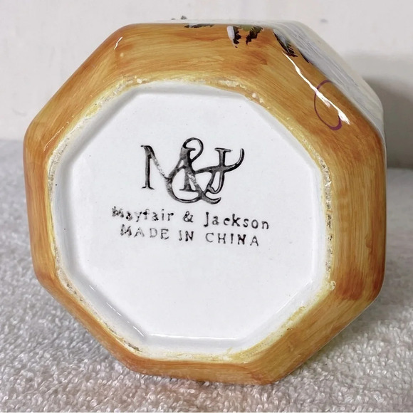 Vintage Mayfair &  Jackson Painted Fruit Ceramic Canister - Picture 6 of 12